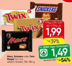 Spar Mars Riegel Angebot