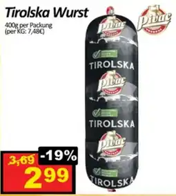 Wurstico Tirolska Wurst Angebot