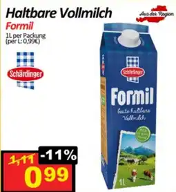 Wurstico Haltbare Vollmilch Formil Angebot
