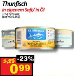 Wurstico Thunfisch in eigenem Saft/in Öl Angebot