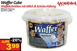 Wurstico Waffer Cube Waffelschnitten mit Milch & Schoko-Füllung Angebot