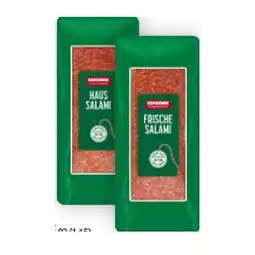 Billa Haussalami, Frische Frische Salami, Pfeffersalami od. Kantwurst geschnitten BILLA Angebot