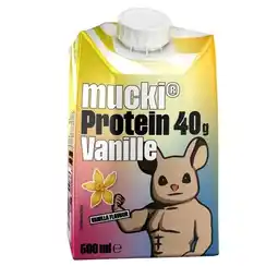 Interspar protein 32 g kakao oder mucki protein 40 g vanille INTERSPAR Angebot