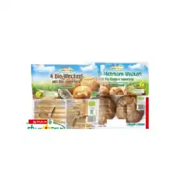 Interspar 4 Bio-Weckerl mit Bio-Sauerteig oder 4 Bio-Mehrkorn-Weckerl mit Bio-Roggen-Sauerteig INTERSPAR Angebot