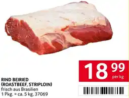Transgourmet Rind beiried (roastbeef, striploin) Angebot
