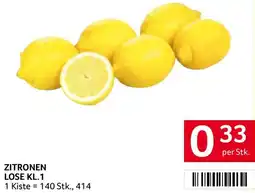 Transgourmet Zitronen lose kl.1 Angebot