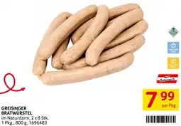 Transgourmet Greisinger bratwürstel Angebot