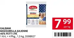 Transgourmet Galbani mozzarella julienne Angebot
