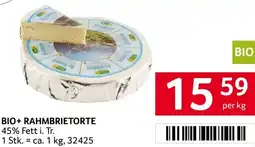 Transgourmet Bio+ rahmbrietorte Angebot