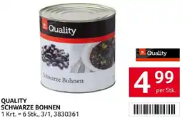 Transgourmet Quality Schwarze Bohnen Angebot