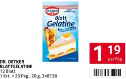 Transgourmet Dr. oetker blattgelatine Angebot