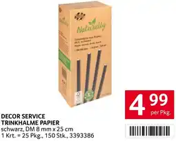 Transgourmet Decor service trinkhalme papier Angebot