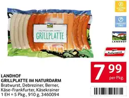 Transgourmet Landhof grillplatte im naturdarm Angebot