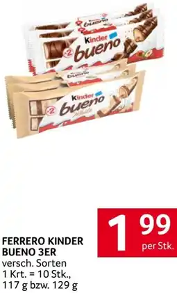 Transgourmet Ferrero kinder bueno 3er Angebot