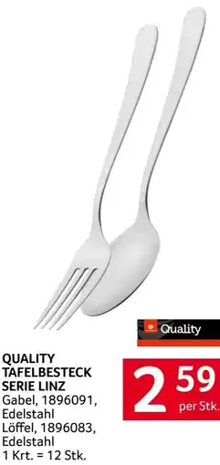 Transgourmet Quality tafelbesteck serie linz Angebot