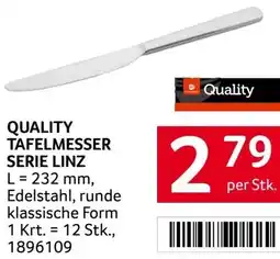 Transgourmet Quality tafelmesser serie linz Angebot
