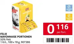 Transgourmet Felix mayonnaise portionen Angebot