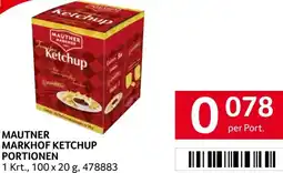 Transgourmet Mautner markhof ketchup portionen Angebot