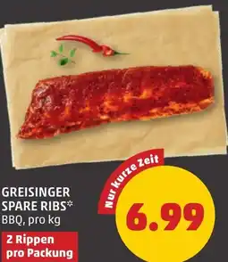 PENNY Greisinger spare ribs bbq Angebot
