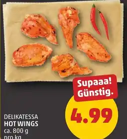 PENNY Delikatessa hot wings Angebot