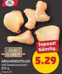 PENNY Grillhendlteller mit gewürzsackerl Angebot