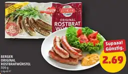 PENNY Berger original rostbratwürstel Angebot
