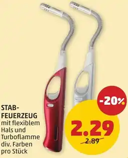 PENNY Stab- feuerzeug Angebot