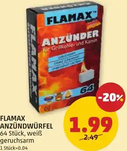 PENNY Flamax anzündwürfel Angebot