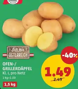 PENNY Ofen-/ grillerdäpfel kl. I Angebot