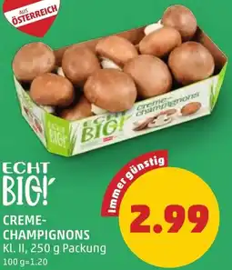 PENNY Creme- champignons kl. ii Angebot