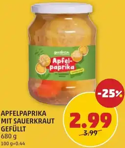 PENNY Apfelpaprika mit sauerkraut gefüllt Angebot