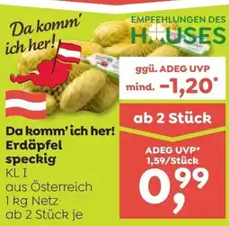 ADEG Da komm' ich her! Erdäpfel speckig Angebot