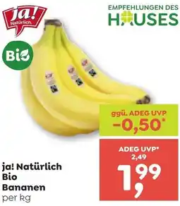 ADEG Ja! natürlich bio bananen Angebot