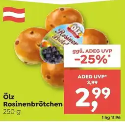 ADEG Ölz Rosinenbrötchen Angebot