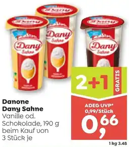 ADEG Danone Dany Sahne Vanille od. Schokolade Angebot