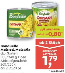 ADEG Bonduelle Mais od. Mais Mix Angebot