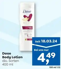 ADEG Dove Body Lotion Angebot