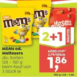 ADEG M&Ms od. Maltesers Angebot