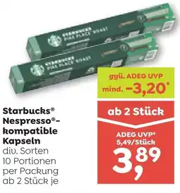 ADEG Starbucks Nespresso - kompatible Kapseln Angebot