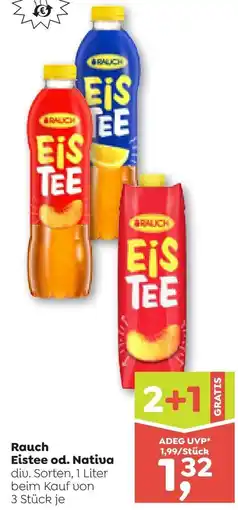 ADEG Rauch Eistee od. Nativa Angebot