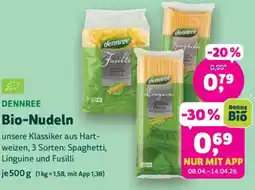 Denn's Biomarkt Dennree Bio-Nudeln Angebot