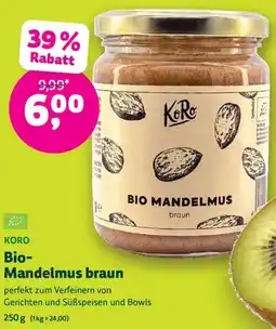 Denn's Biomarkt Bio- Mandelmus braun Angebot