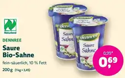 Denn's Biomarkt Dennree Saure Bio-Sahne Angebot