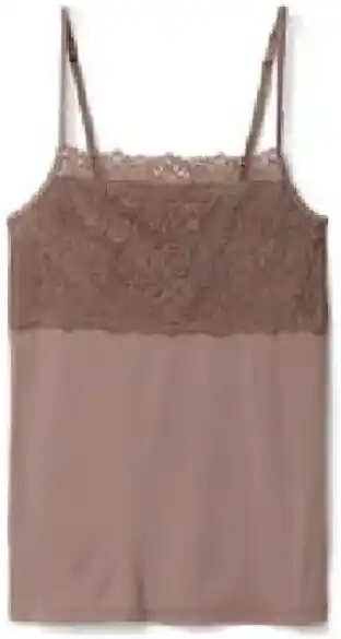 Modal-Trägerhemdchen, nougat