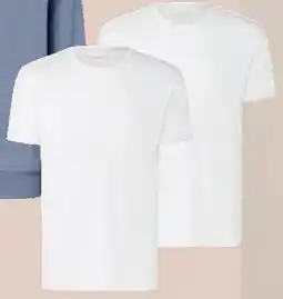 Tchibo Eduscho 2 t-shirts mit rund- halsausschnitt Angebot