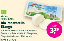 Denn's Biomarkt Bio-Mozzarella- Stange Angebot