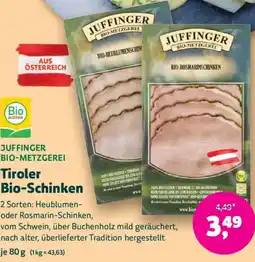 Denn's Biomarkt Tiroler Bio-Schinken Angebot
