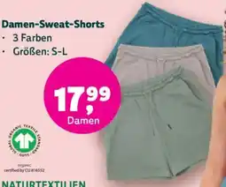 Denn's Biomarkt Damen-Sweat-Shorts Angebot