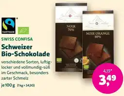Denn's Biomarkt Schweizer Bio-Schokolade Angebot