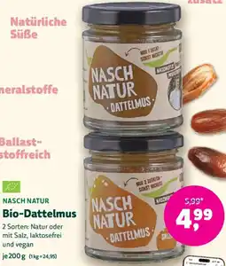 Denn's Biomarkt Nasch natur Bio-Dattelmus Angebot